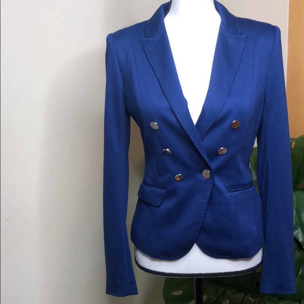 H&M navy blue blazer jacket